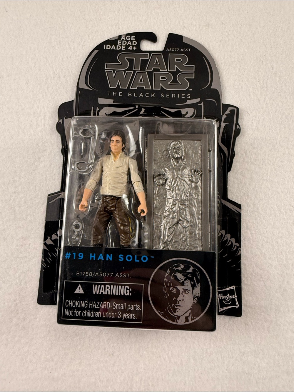 Star Wars Han Solo Action Figure - White Shirt, Brown Pants
